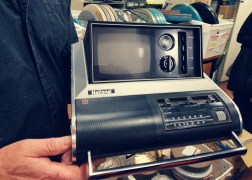 A portable television from the mid-1970s